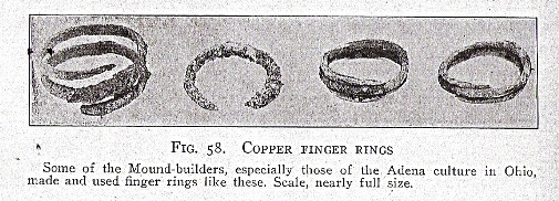 Mound Builder Copper Rings