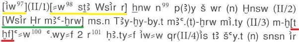 Ritner Transliteration