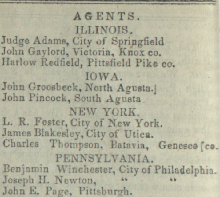 Winchester listed as an agent!